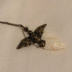 Bronze Bird Necklace